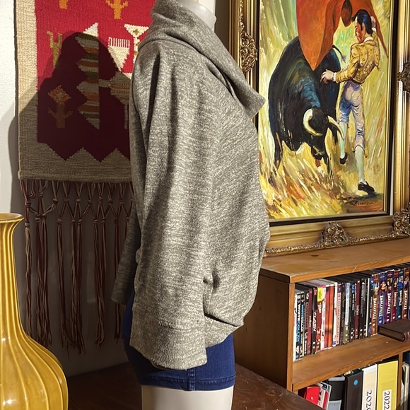 Cable & Gauge cowl neck knit. Medium - Picture 2 of 7